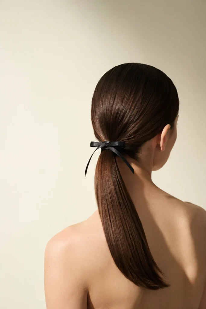 Sleek Low Ponytail