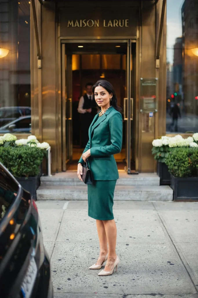 Tailored Blazer Dress for Sophisticated Birthday Dinner