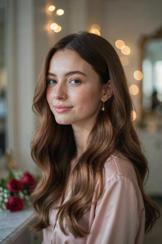 Voluminous Blowout with Side Part