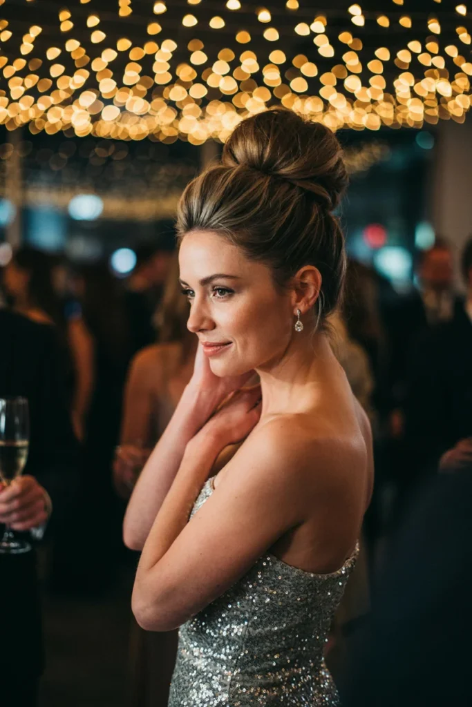 Voluminous French Twist