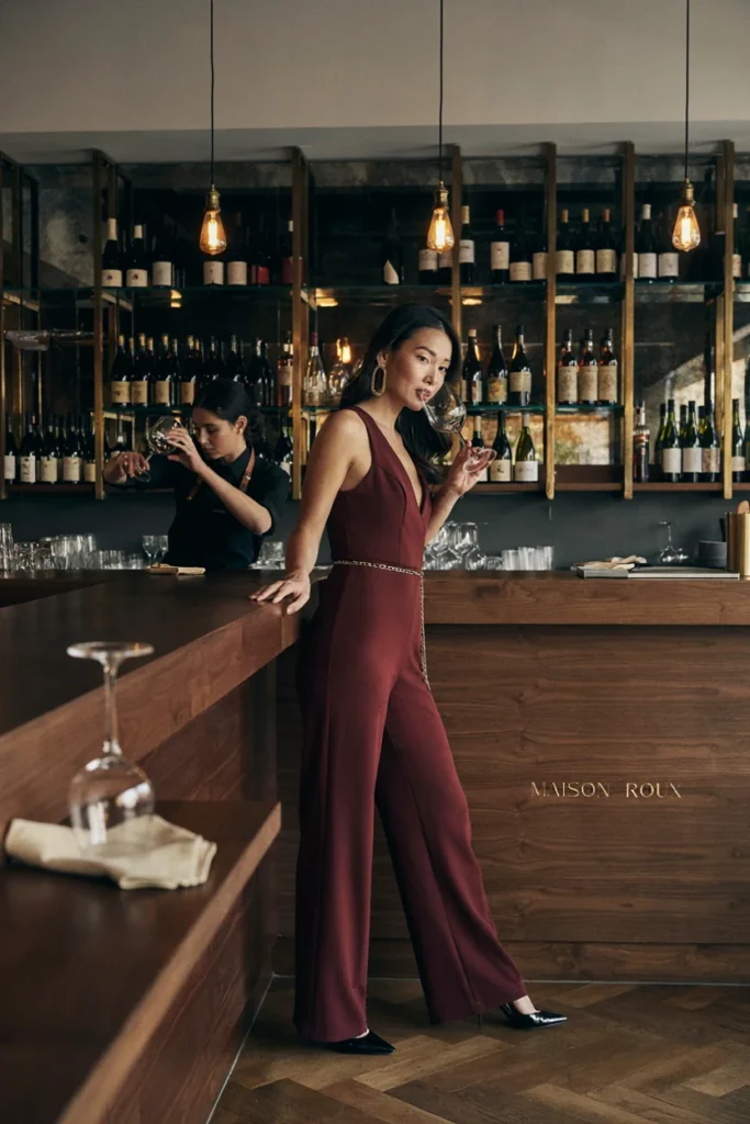 Wide-Leg Jumpsuit for Modern Sophisticated Celebration