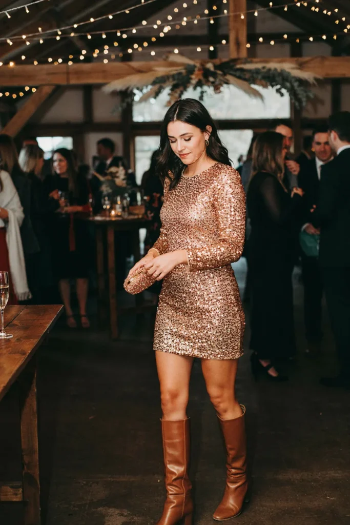  Amber Sequin Mini Dress