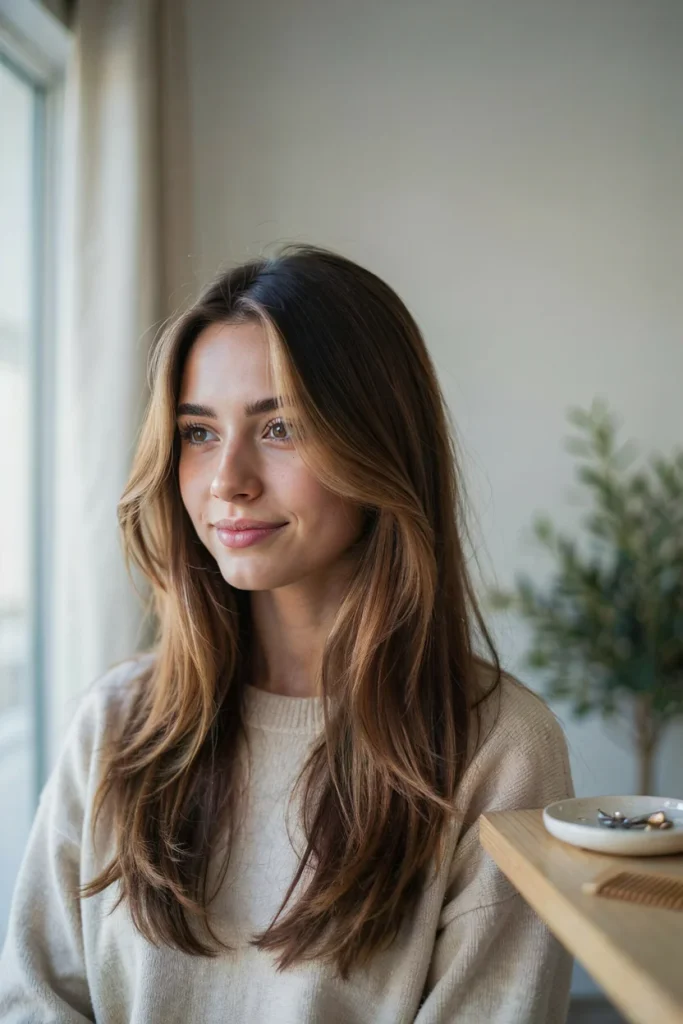 Brunette Base with Golden Halo