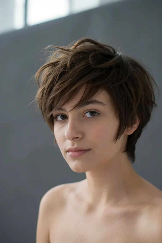 Choppy Layered Asymmetrical Pixie