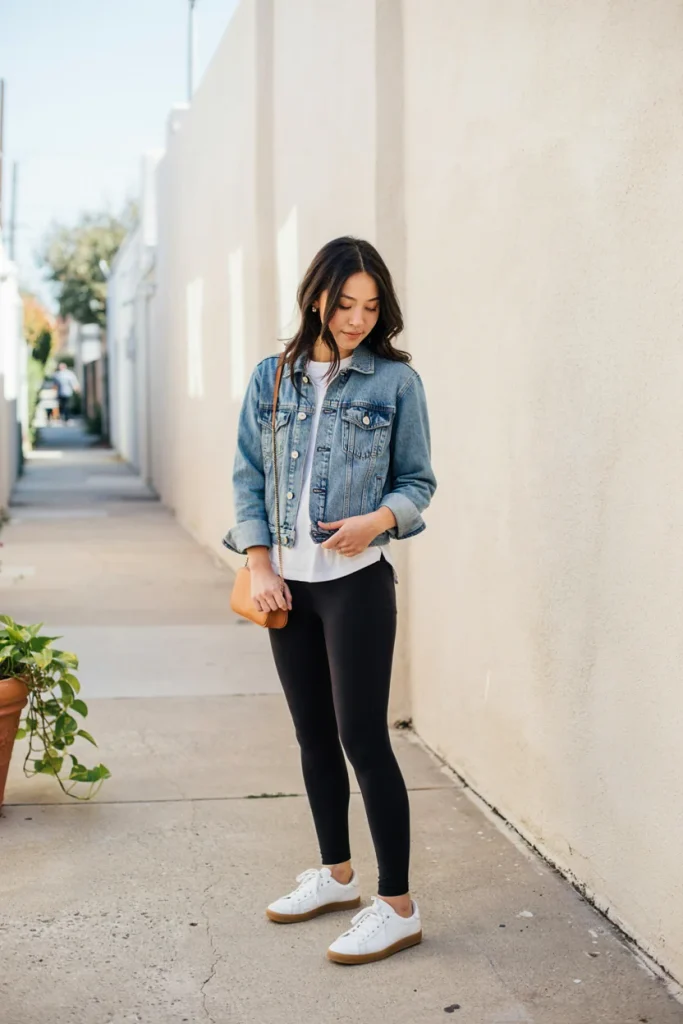 Denim Jacket & White Tee