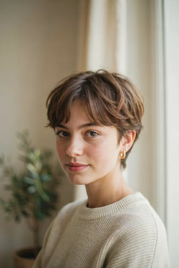 Feminine Pixie with Waves