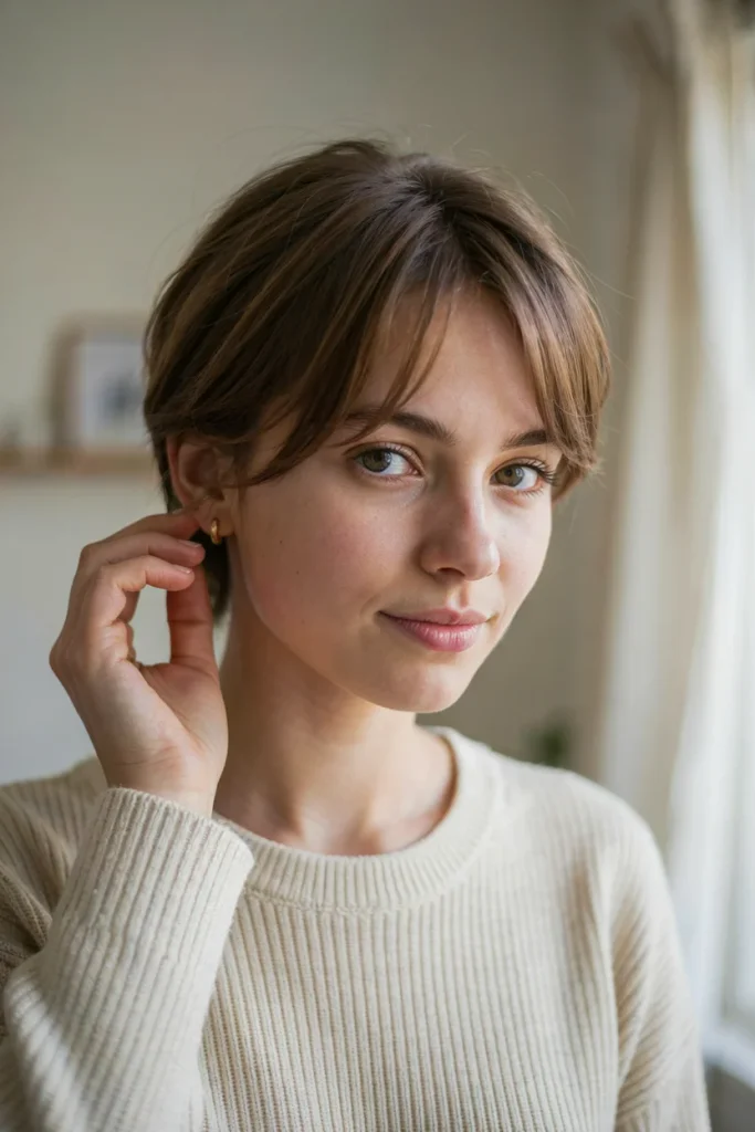 Long Pixie with Bangs