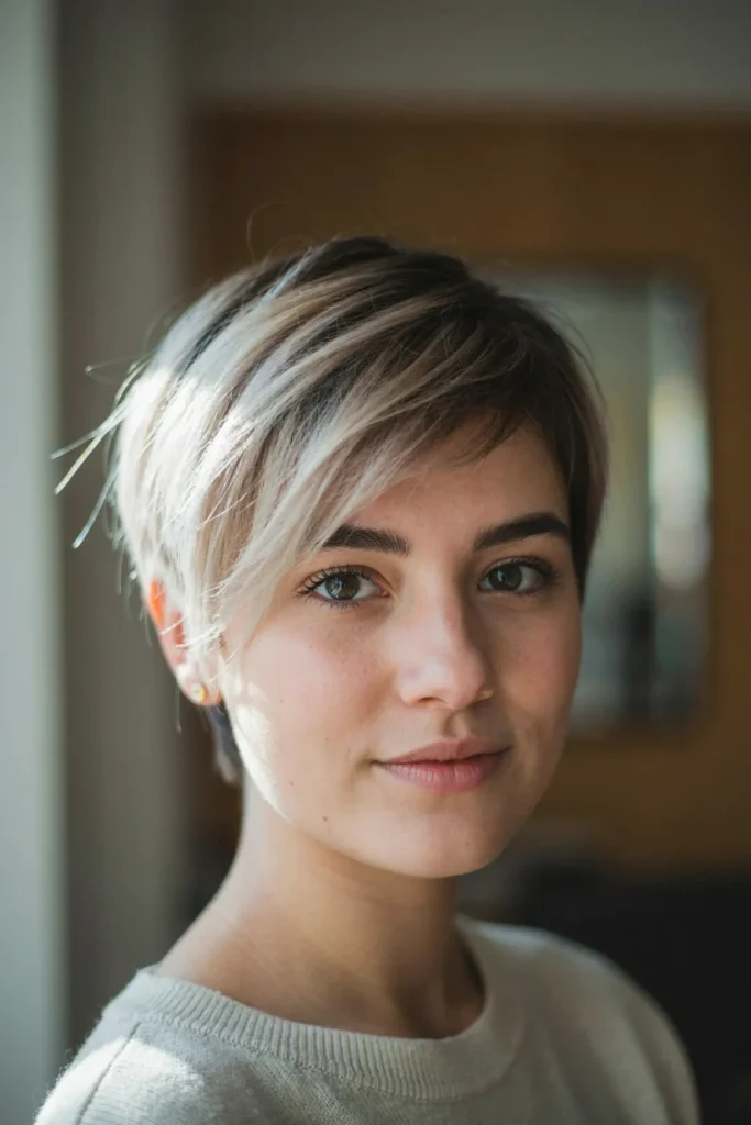 Pixie with Color Money Piece