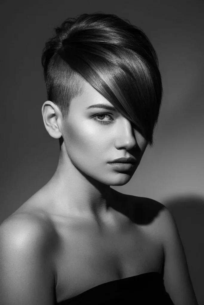 Pixie with Long Fringe