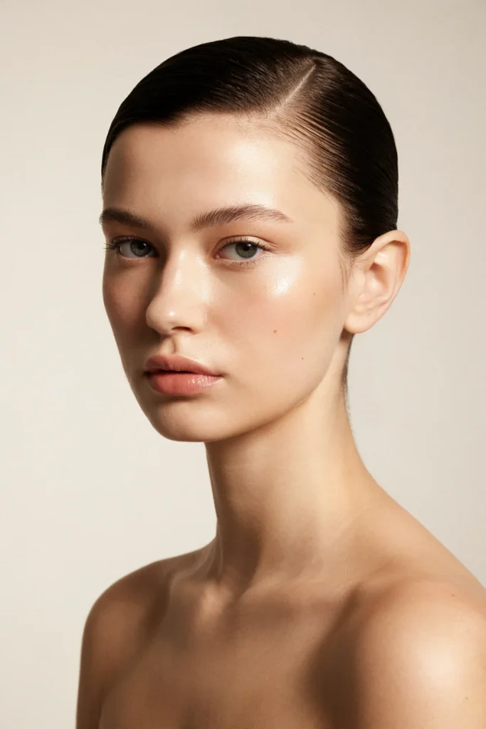 Slicked-Back Undercut Pixie