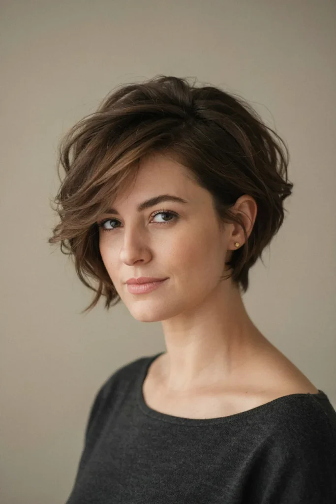 Voluminous Asymmetrical Pixie