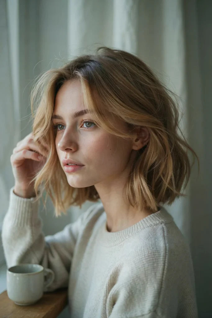 Wavy Asymmetrical Pixie Bob