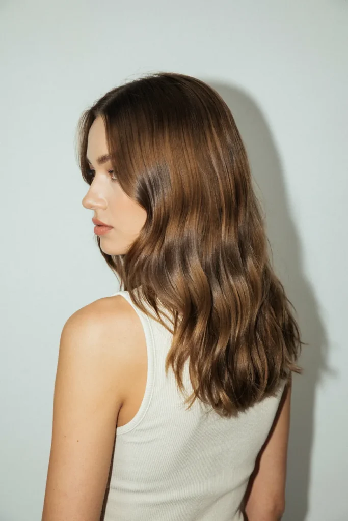 Wavy Hair with Blunt Ends