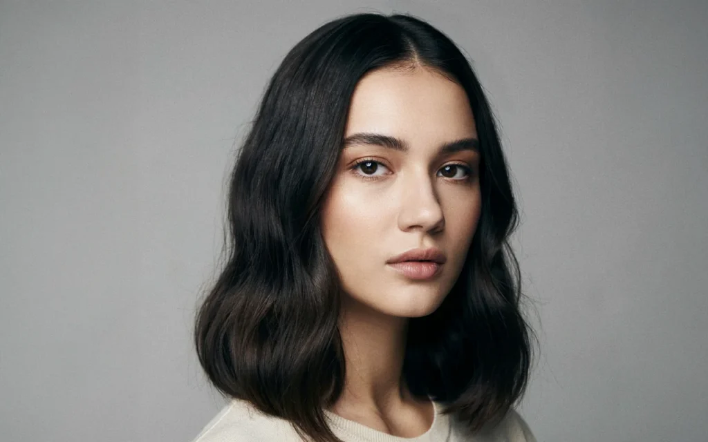 Medium Wavy Hair