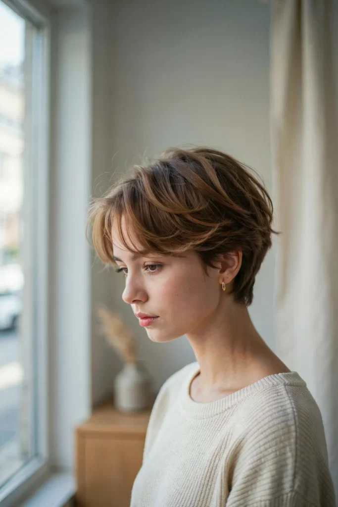 Wavy Pixie Cut
